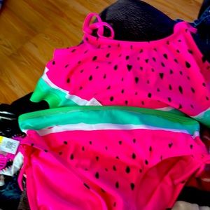 cute water melon justice bathing suit